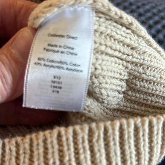 Coldwater Creek Textured Knit Sweater - Cream - Picture 5 of 6